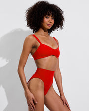 La Plage Top + Hi Hi Bottom - Sweet Chili Heat (Size S)