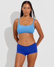 Pool Days Top D+ (32DD, Size S) - Point Break + Lo Lo Shortie - First Place (Size S)