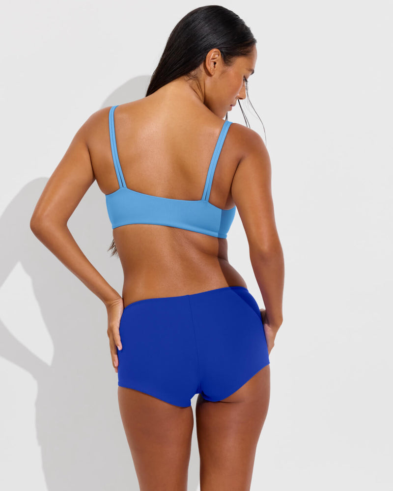 Pool Days Top D+ (32DD, Size S) - Point Break + Lo Lo Shortie - First Place (Size S)