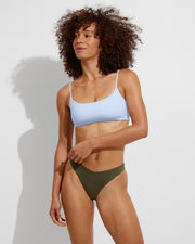 Pool Days Top - Blue Skies + Dip Bottom - Martini (Size S)