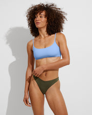 Pool Days Top - Blue Skies + Dip Bottom - Martini (Size S)