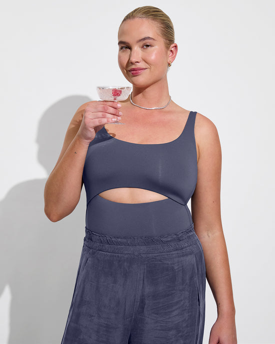 Peak Suit D+ (36DD, Size L) + Day Trip Pant - Varsity (Size L)