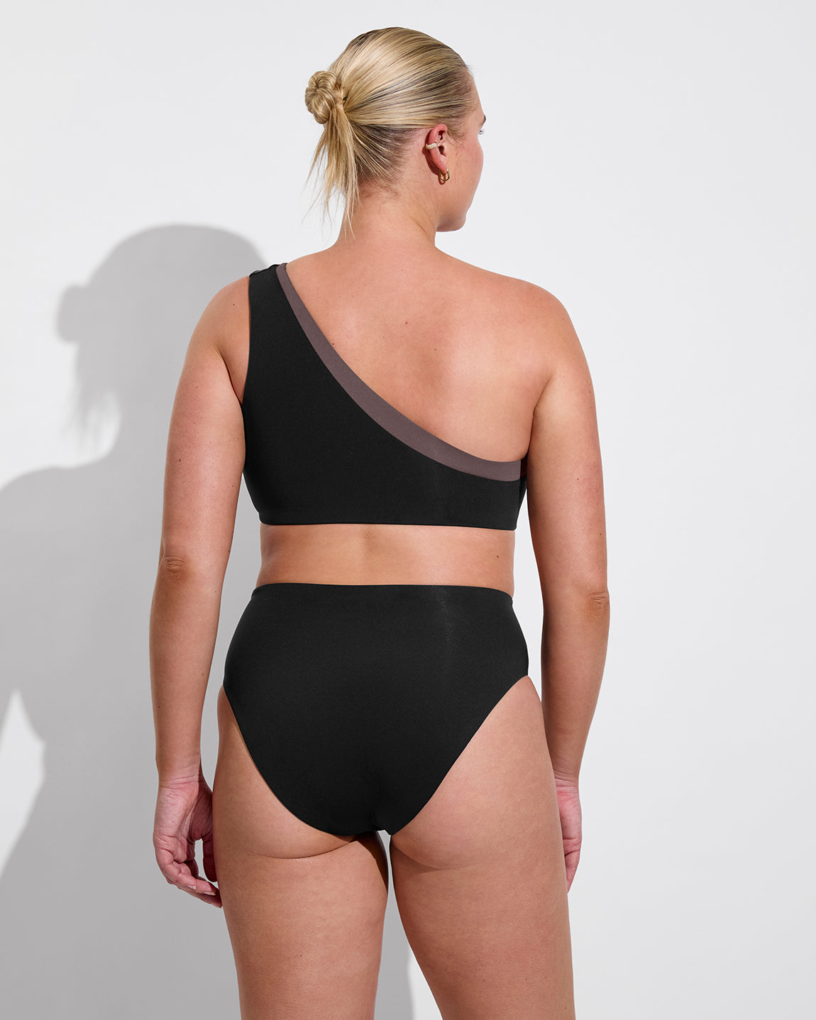 Playa Top D+ - Jet / Stormy (36DD, Size L) + Hi Hi Bottom - Jet (Size L)