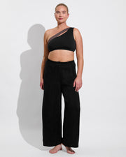 Playa Top D+ - Jet / Stormy (36DD, Size L) + Day Trip Pant - Jet (Size L)