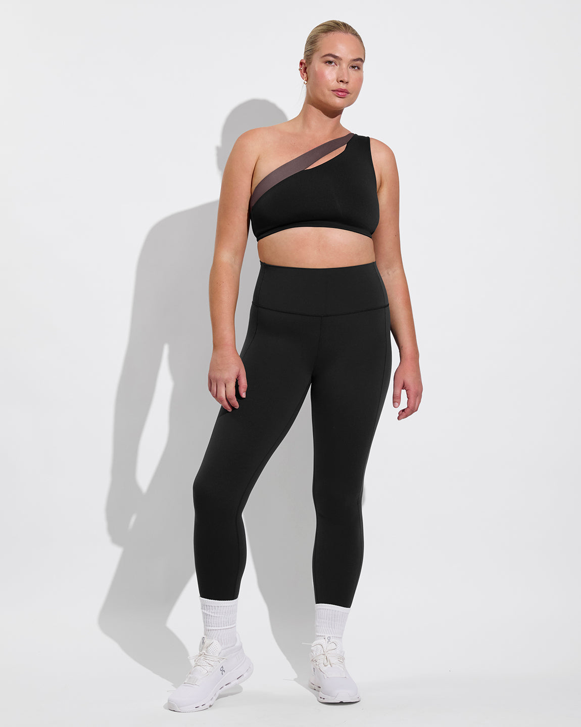Playa Top D+ - Jet / Stormy (36DD, Size L) + Super Moves Tight - Jet (Size L)