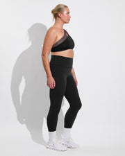 Playa Top D+ - Jet / Stormy (36DD, Size L) + Super Moves Tight - Jet (Size L)