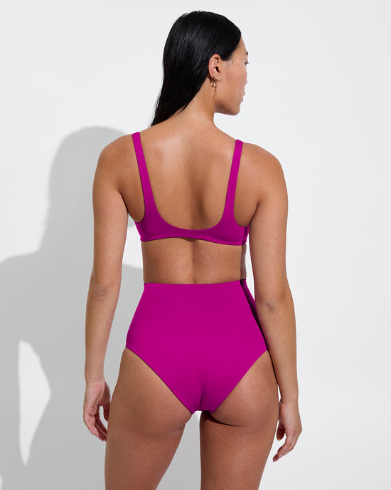 Plunge Top + Hi Tide Bottom - Aloha (Size S)