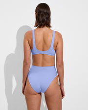 Plunge Top + Hi Hi Bottom - Riptide (Size S)