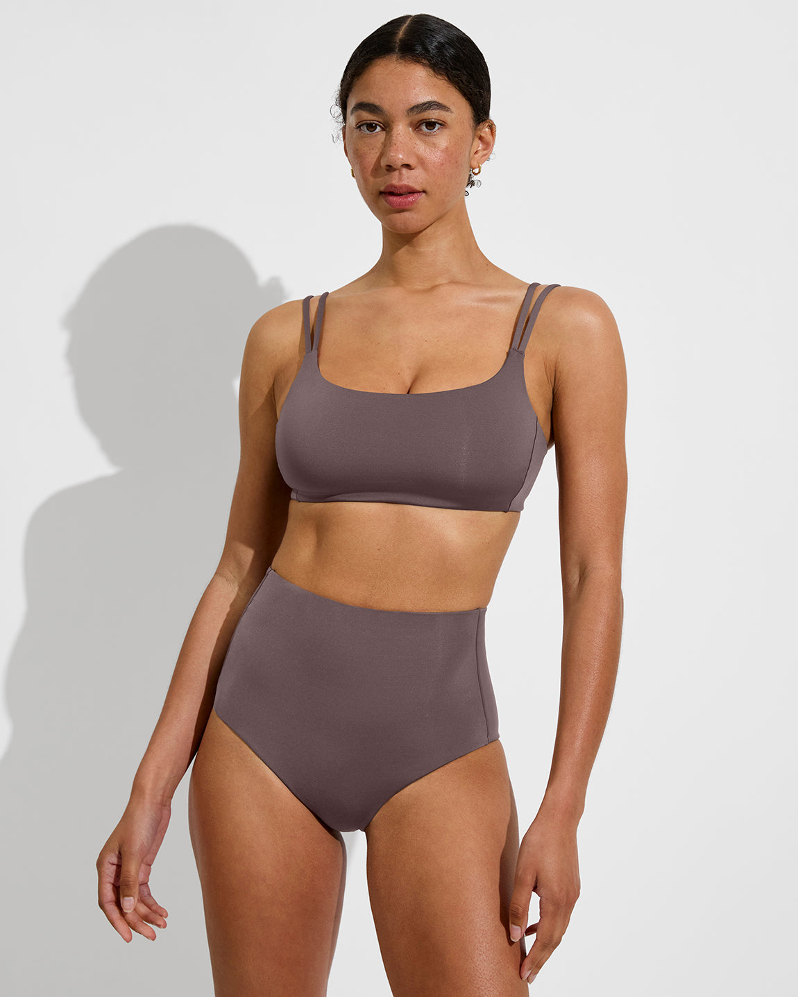 Pool Days Top D+ (32D, Size S) + Hi Tide Bottom - Stormy (Size S)