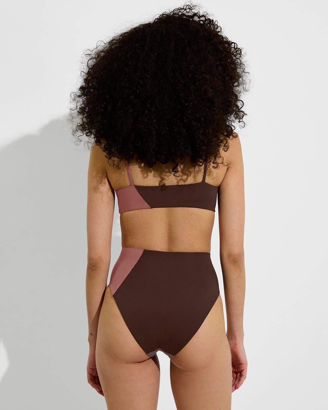 Pool Days Top + Hi Hi Bottom - Cold Brew / Sandal / Stormy (Size S)