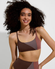 Pool Days Top + Hi Hi Bottom - Cold Brew / Sandal / Stormy (Size S)