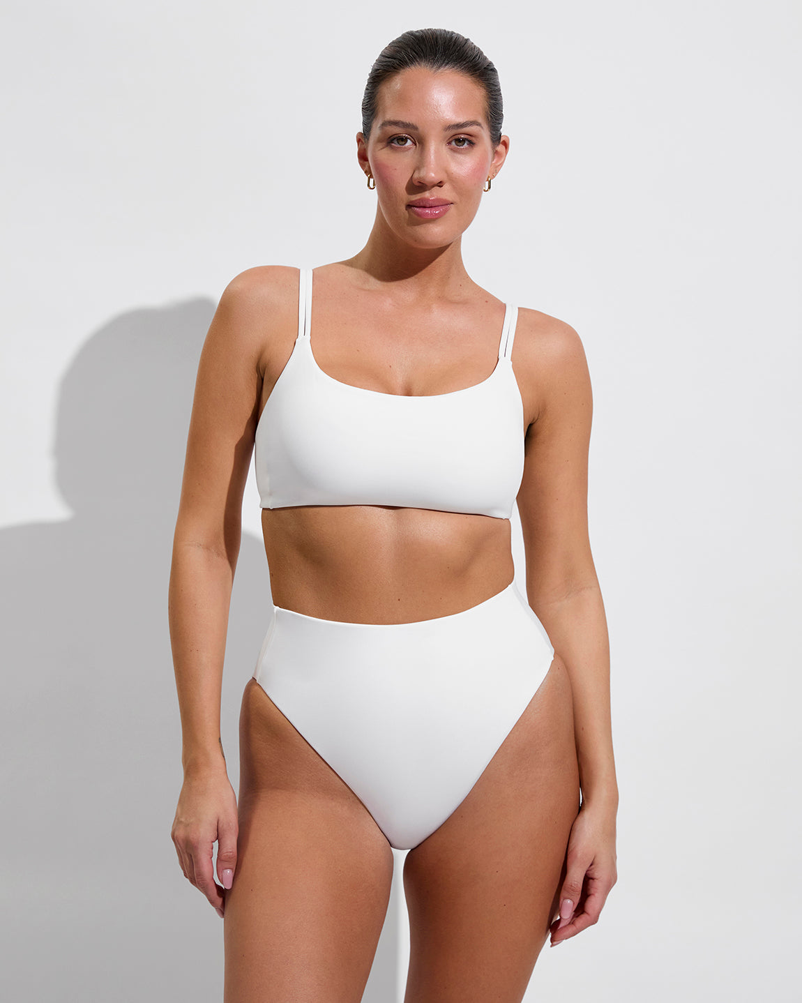 Pool Days D+ (34DD, Size L) + Hi Hi Bottom - Coconut (Size L)