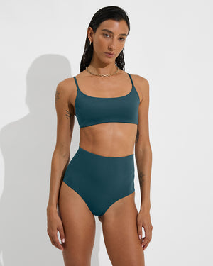 Pool Days Top + Hi Tide Bottom - Deep End (Size S)