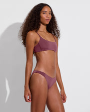 Pool Days Top + Wear To Bottom - Desert Plum (Size S)