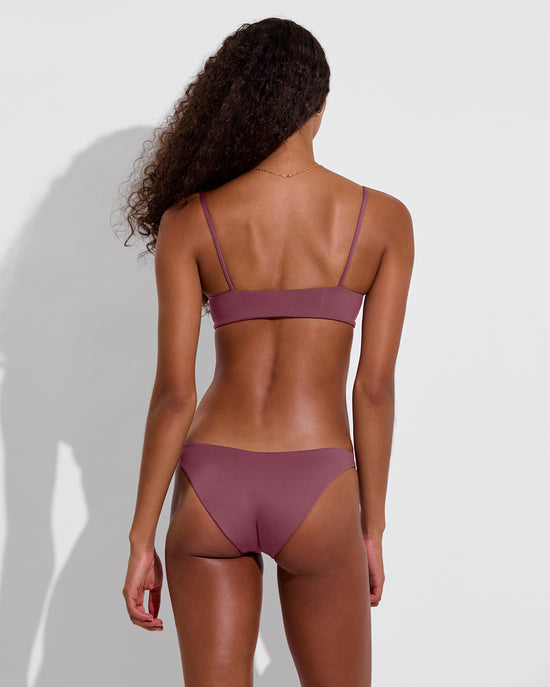 Pool Days Top + Wear To Bottom - Desert Plum (Size S)