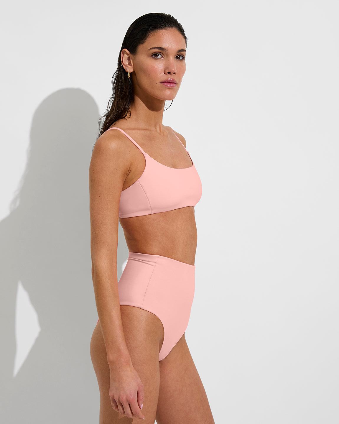 Pool Days Top + Hi Tide Bottom - Salt (Size S)