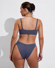Pool Days Top D+ (34DD, Size L) + Dip Bottom - Varsity (Size L)