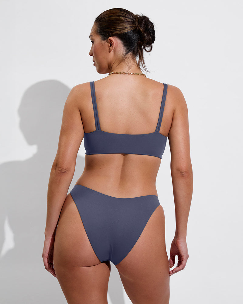 Pool Days Top D+ (34DD, Size L) + Dip Bottom - Varsity (Size L)