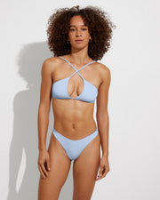Reef Top + Backside Thong - Blue Skies (Size S)
