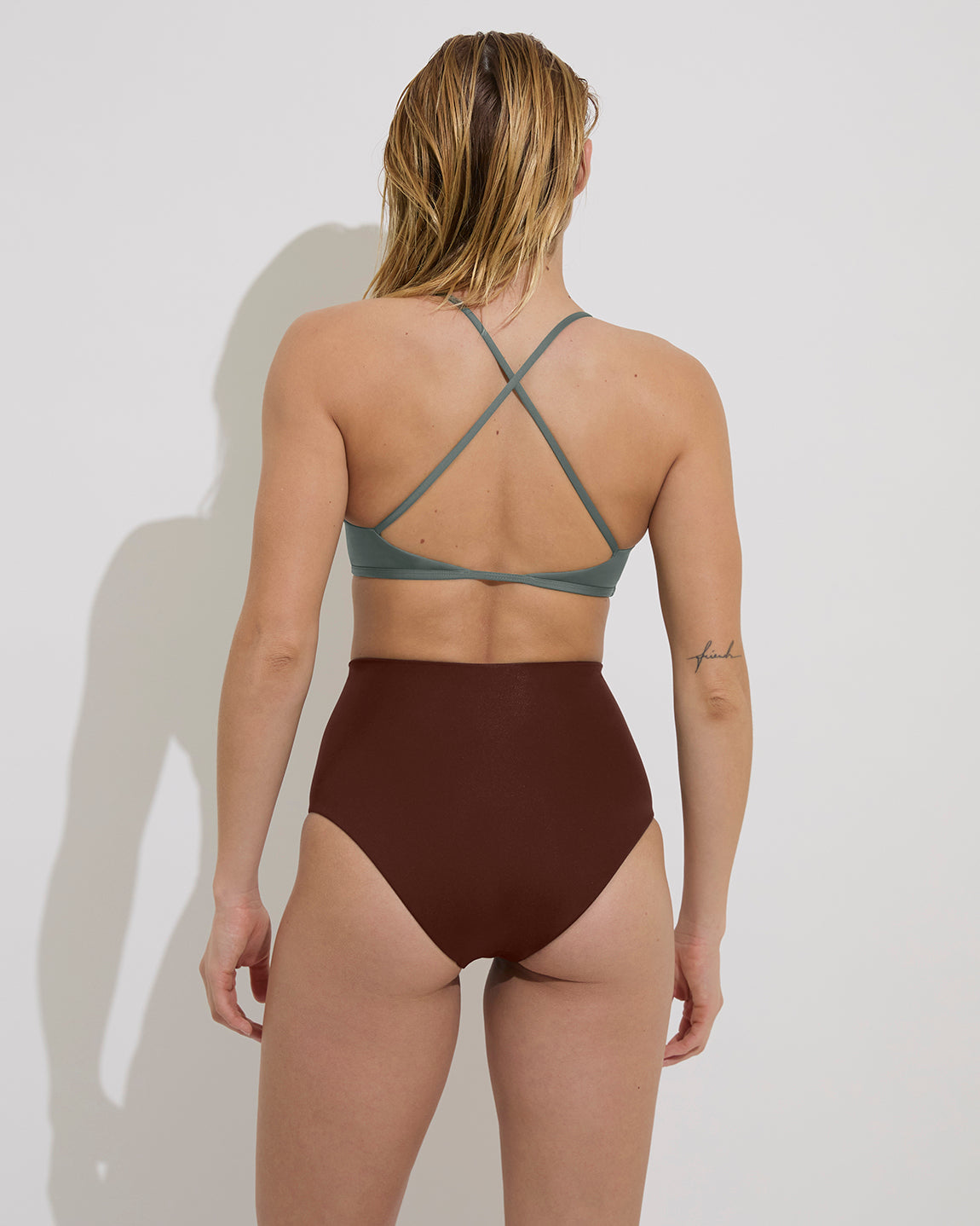 Reef Top - Agave + Hi Tide Bottom - Cold Brew (Size S)