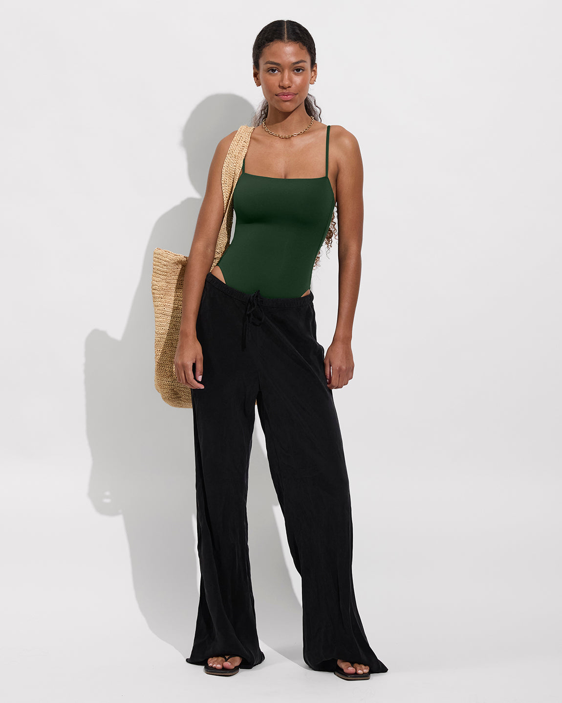 Retreat Suit - Palm + Journey Pant - Jet (Size S)
