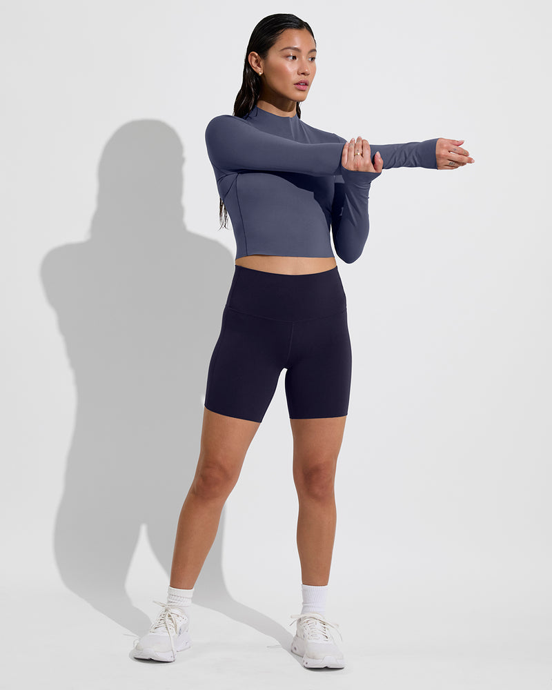 Rays Long Sleeve Top - Varsity + Super Moves Short 5" - Sprint (Size S)