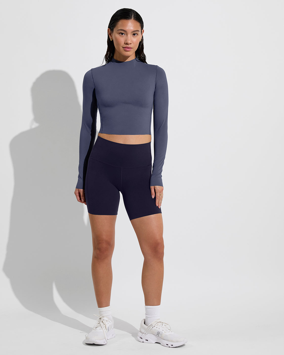Rays Long Sleeve Top - Varsity + Super Moves Short 5" - Sprint (Size S)
