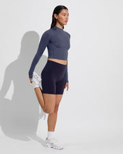 Rays Long Sleeve Top - Varsity + Super Moves Short 5" - Sprint (Size S)