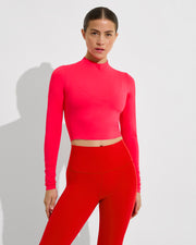 Rays Long Sleeve Top - Rescue + Super Moves Tight - Sweet Chili Heat (Size S)