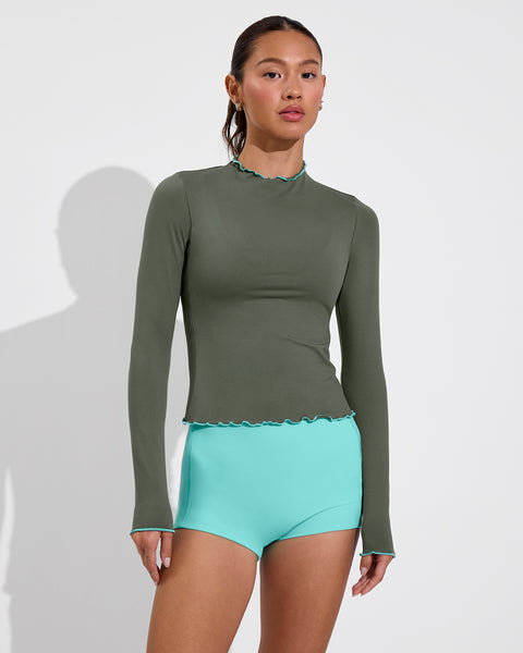 Rays LS Top *Long *Wavy - Agave / Drift – Left On Friday Canada