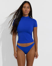 Rays Short Sleeve Top *Long + Wear To Bottom - First Place (Size S)