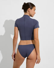 Rays Short Sleeve Top + Wear To Bottom - Varsity (Size S)