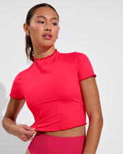 Rays Short Sleeve Top *Wavy - Rescue / Sweet Chili Heat + Hi Hi Bottom - La La Land (Size S)