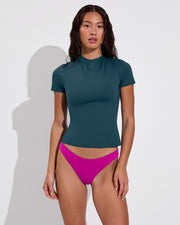 Rays Short Sleeve Top *Long - Deep End + Wear To Bottom - Aloha (SIze S)