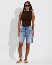 Rays Sleeveless Top *Long - Cold Brew (Size S)