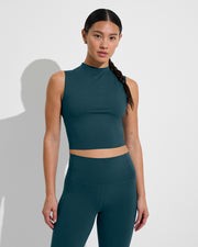 Rays Sleeveless Top + Super Moves Tight - Deep End (Size S)