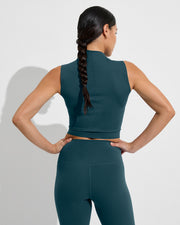 Rays Sleeveless Top + Super Moves Tight - Deep End (Size S)