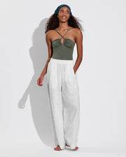 Reef Suit - Agave + Coastal Pant - Coconut (Size S)