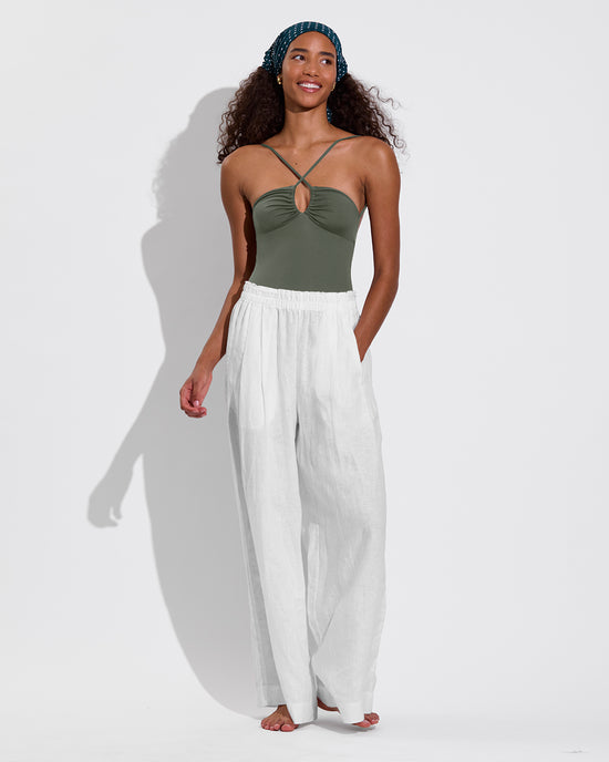 Reef Suit - Agave + Coastal Pant - Coconut (Size S)