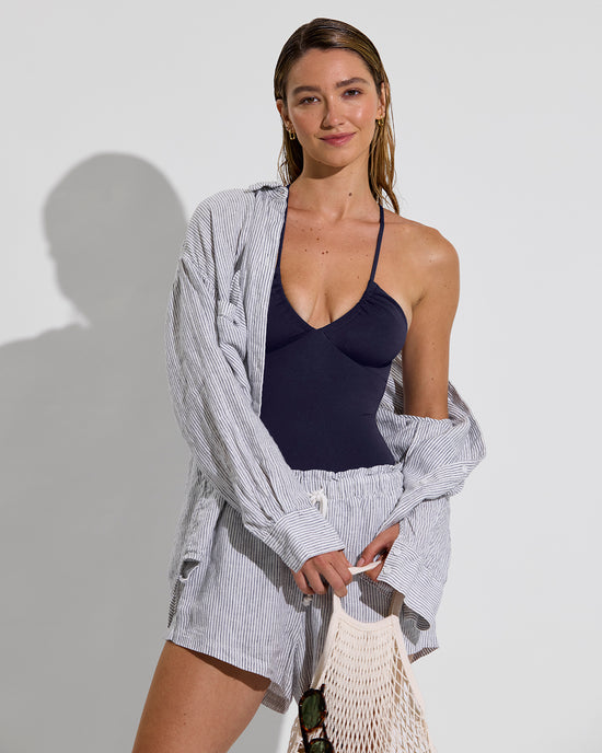 Reef Suit - Sprint (Size S) + Getaway Button Down (Size S/M) + Getaway Short - Varsity/Coconut (Size S)