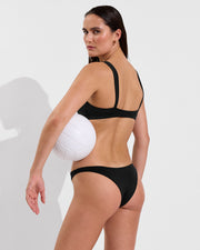 La Plage Top + Rio Bottom - Jet (Size S)