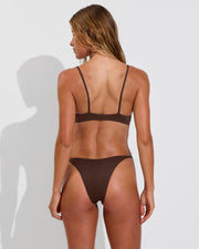 Sunday Top + Skinny Dip Bottom - Cold Brew (Size S)