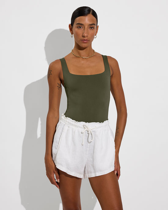 Streamline Suit - Martini (Size S) + Getaway Short - Coconut (Size S)