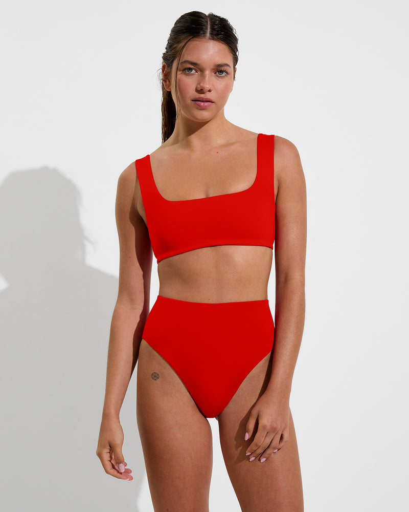 Streamline Top + Hi Hi Bottom - Sweet Chili Heat (Size S)