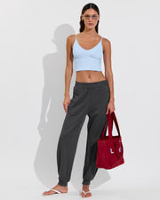 Sunday Tankini - Blue Skies (Size S) + Field Day Sweatpant - Eclipse (Size S)
