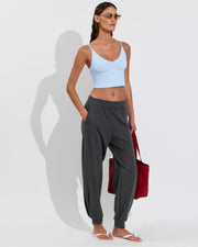 Sunday Tankini - Blue Skies (Size S) + Field Day Sweatpant - Eclipse (Size S)