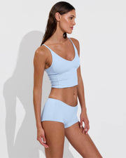 Sunday Tankini + Lo Lo Shortie - Blue Skies (Size S)