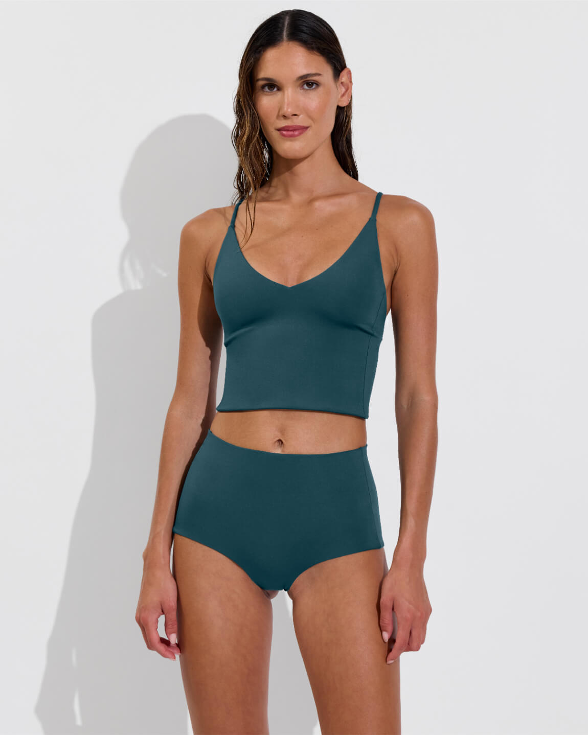 Sunday Tankini + Barrel Bottom - Deep End (Size S)