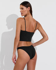 Sunday Tankini + Dip Bottom - Jet (Size S)