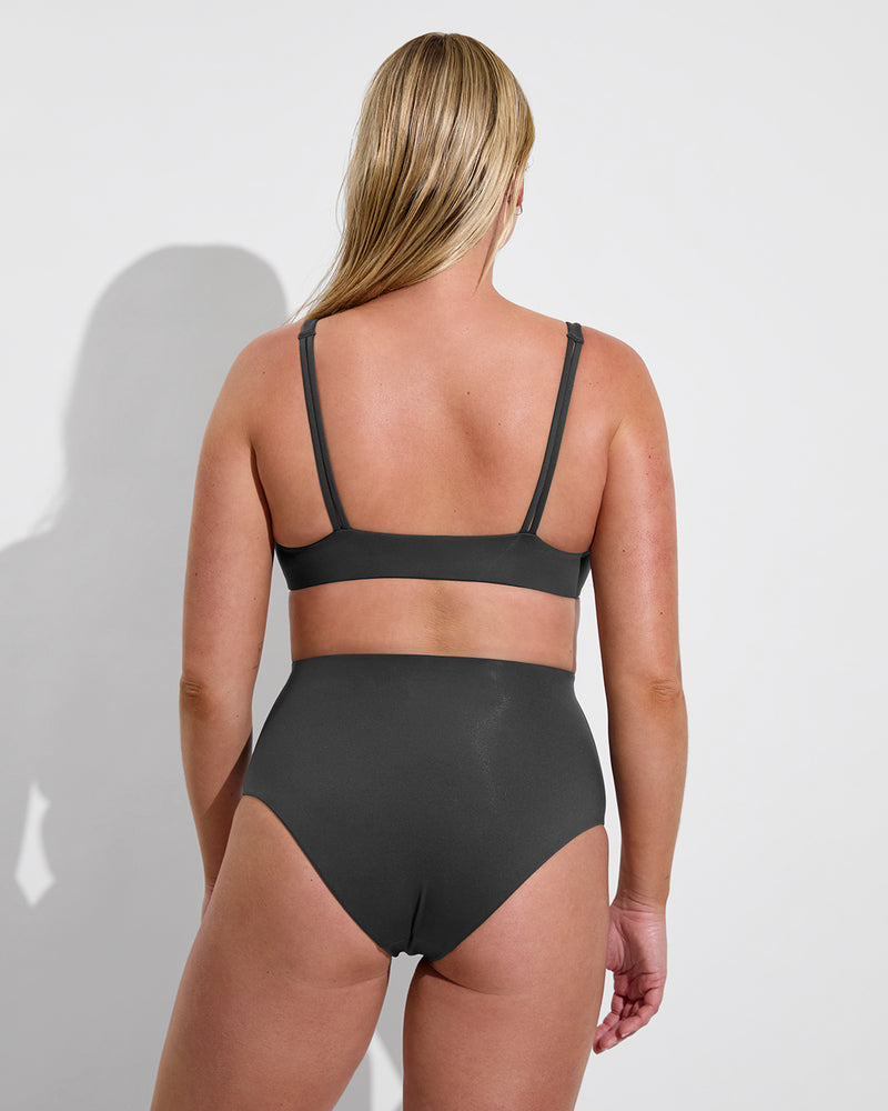 Sunday D+ Top (36DD, Size L) + Hi Tide Bottom - Eclipse (Size L)